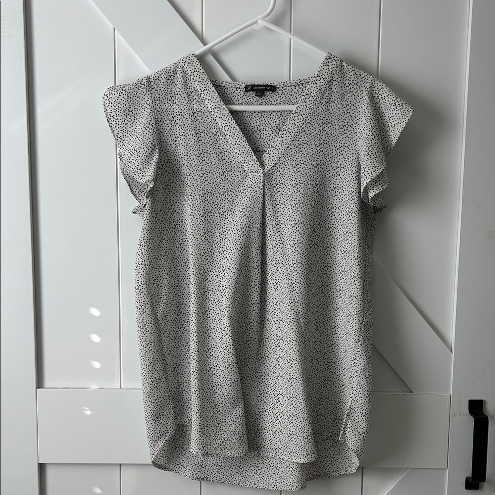 Women's Adrianna Papell Black and White Patterned Top